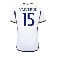 Real Madrid Federico Valverde #15 Replica Home Shirt 2023-24 Short Sleeve